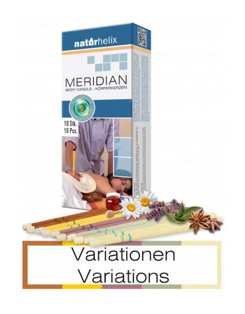 Naturhelix Meridiaan Lichaamskaarsen Gemengd 10 stuks