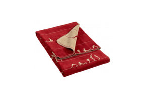 Pluizige katoenen yogadeken (GOTS)