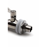 RVS aftapkraantje voor glazen pot