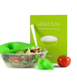 Salad Box met bestek en dressing bakje