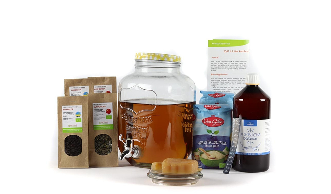 Kombucha Startpakket Basis - 20 liter