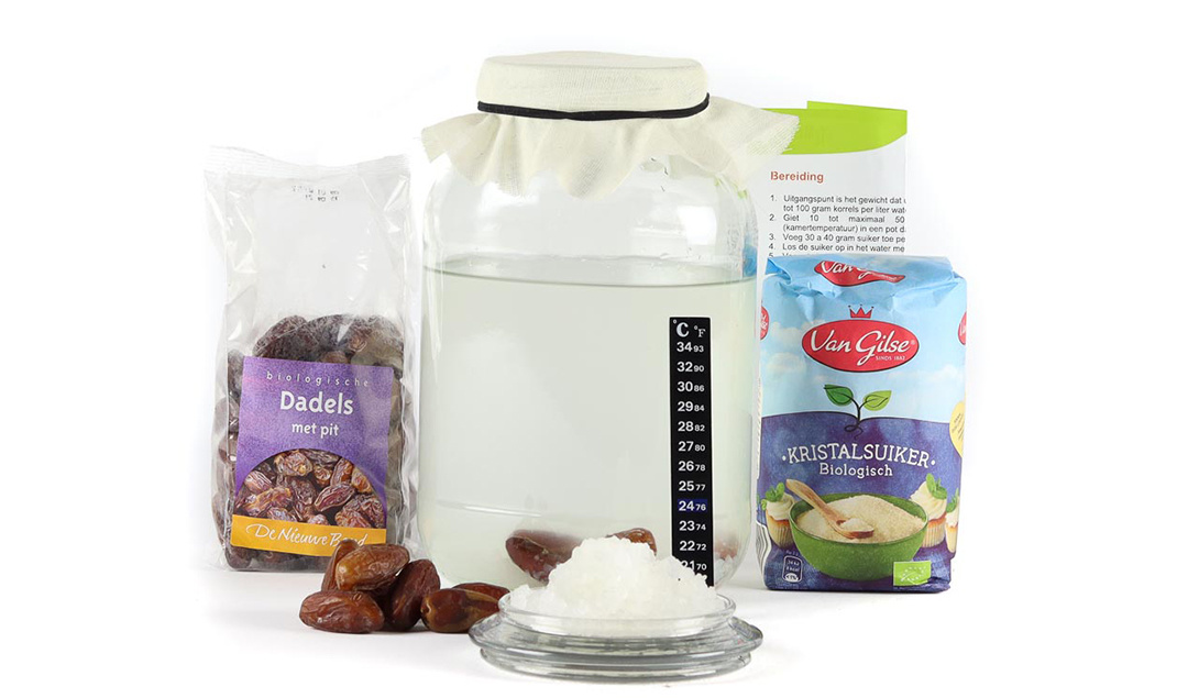 Waterkefir Startpakket Basis - Let op! Het Startpakket wordt geleverd met 5 gram gedroogde waterkefirkorrels