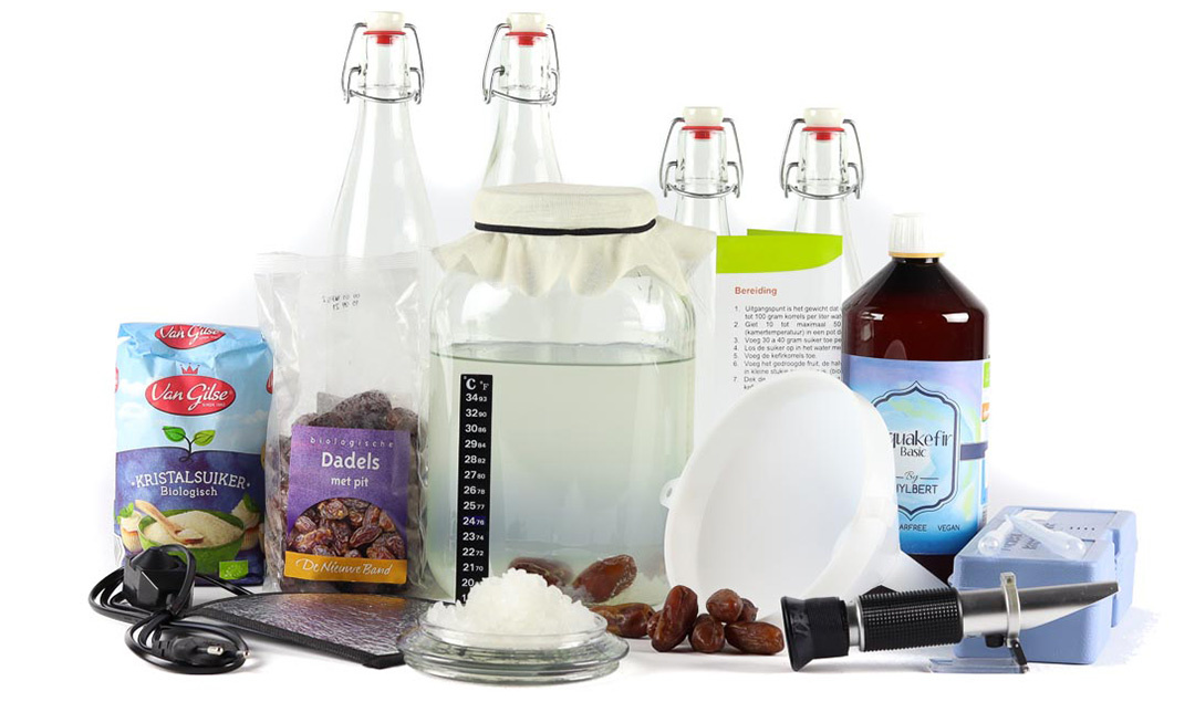 Waterkefir Startpakket extra - Let op! Het Startpakket wordt geleverd met 5 gram gedroogde waterkefirkorrels