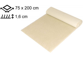 Yogamat Schapenwol 75x200x1,6cm