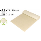 Yogamat Schapenwol 75x200x1,6cm - met bies