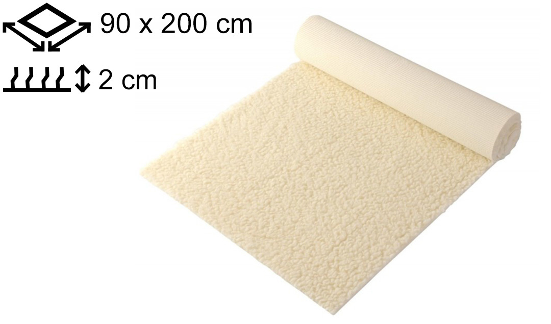 Yogamat Schapenwol 90x200x2cm