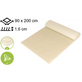 Yogamat Schapenwol BIO 90x200x1,6cm - met bies