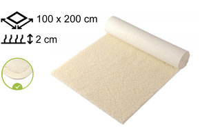 Yogamat Premium 100x200x2cm - met bies