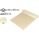 Yogamat Anti-allergie 100x200x2cm - met bies