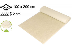Yogamat Anti-allergie 100x200x2cm - met bies