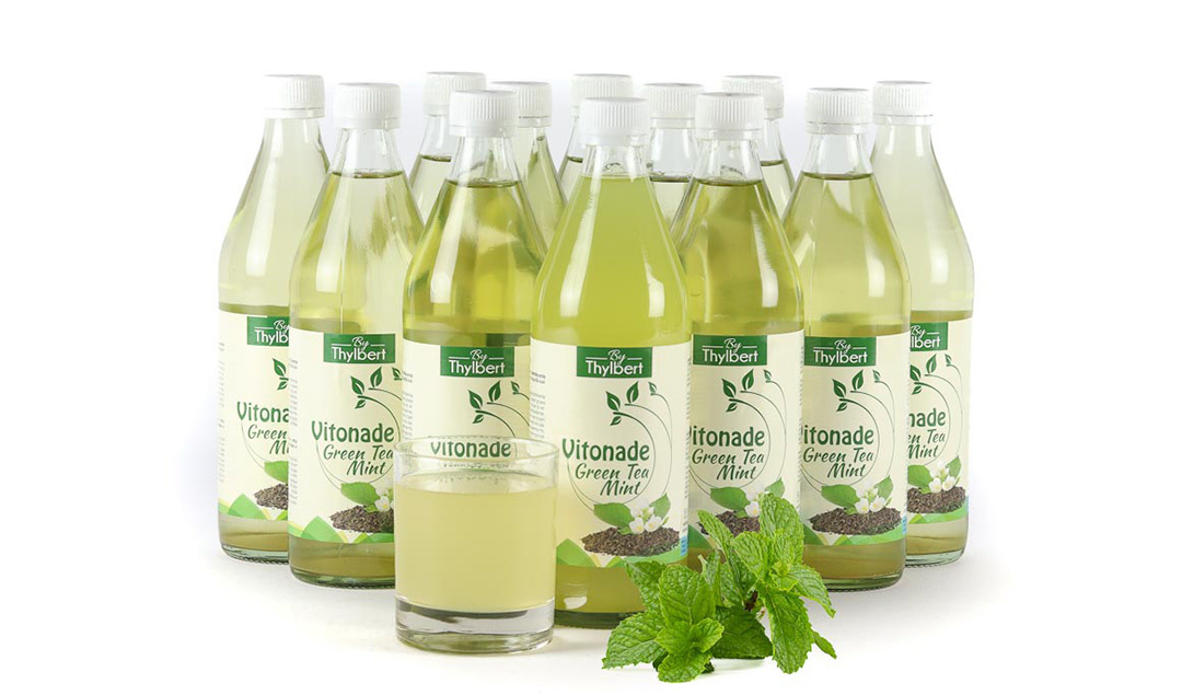BIO frisdrank Groene Thee Mint - 11 + 1 gratis