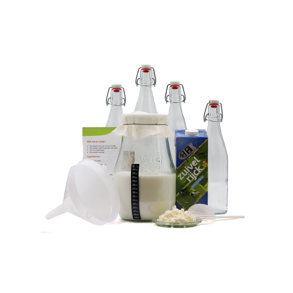 Kefirko Fermentatiepot, ideale set voor het bereiden van melkkefir of