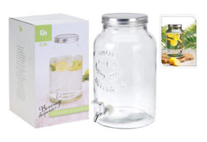 Glazen 5,5 liter kombuchapot