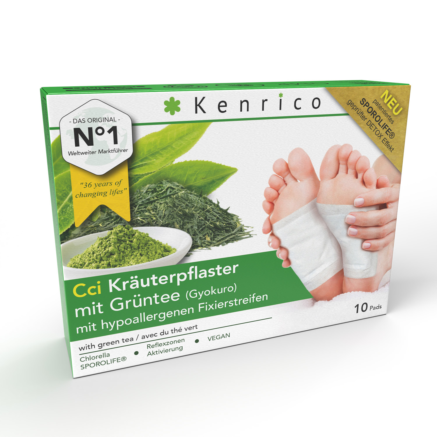 Kenrico Groene Thee detox pleisters