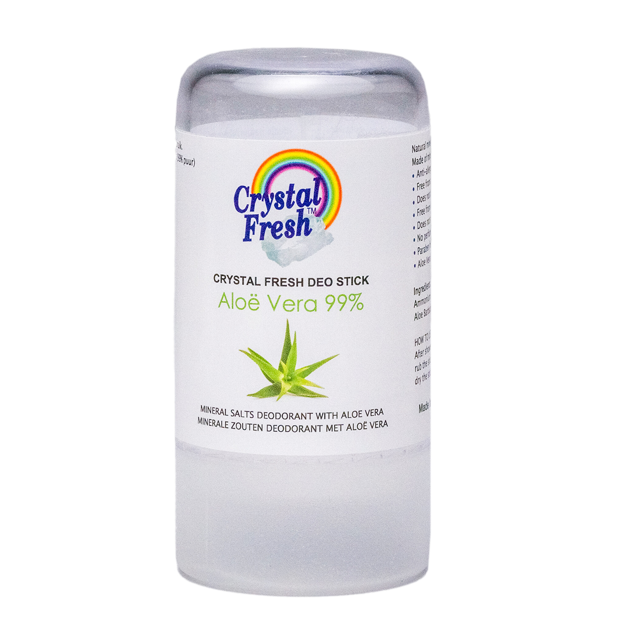 Crystal Fresh deo stick Aloë Vera (99% puur) 90 gr.