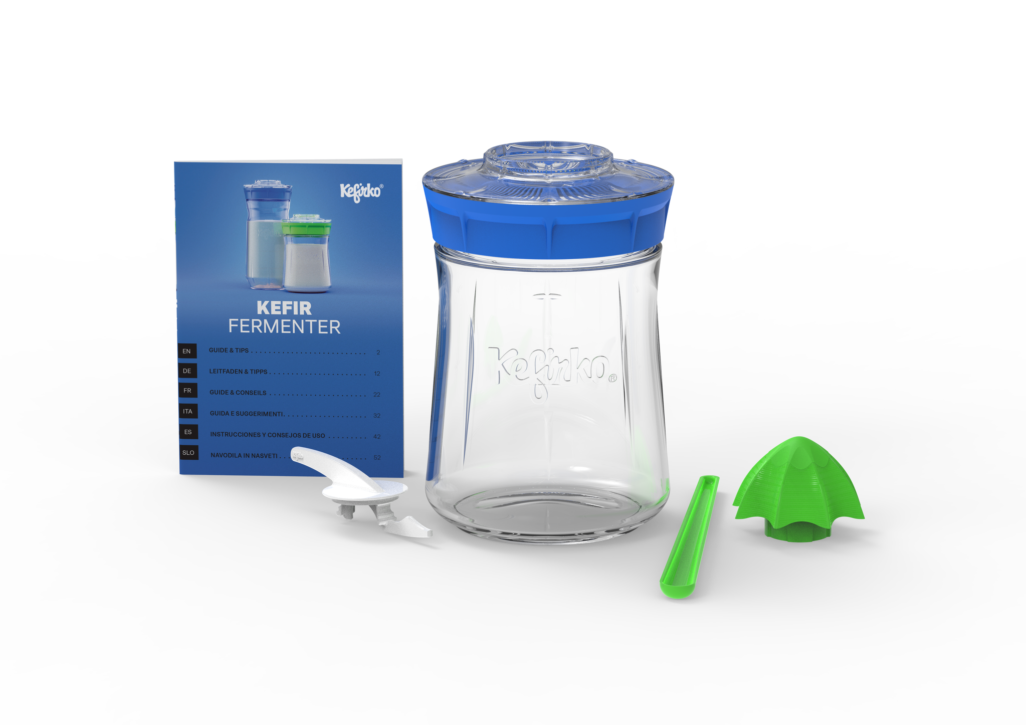 Nieuw! Kefirmaker 900 ml of 1400 ml voor melk en waterkefir