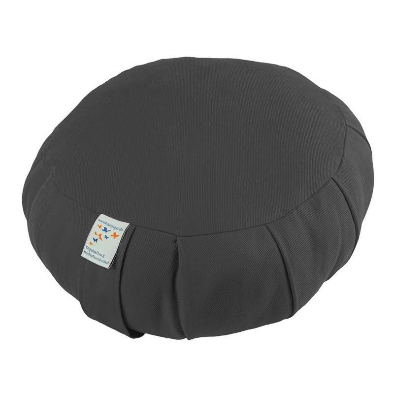 Rond biologisch meditatiekussen gevuld met spelt