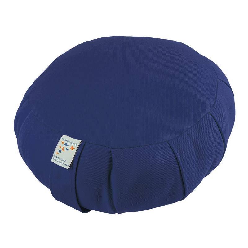 Rond biologisch meditatiekussen gevuld met spelt