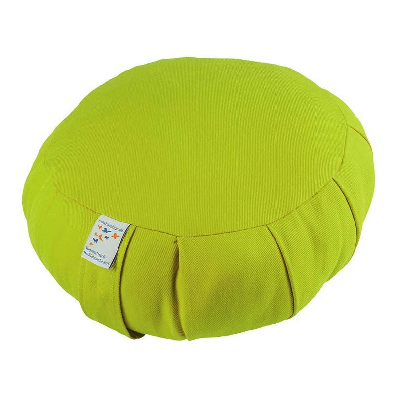 Rond biologisch meditatiekussen gevuld met spelt