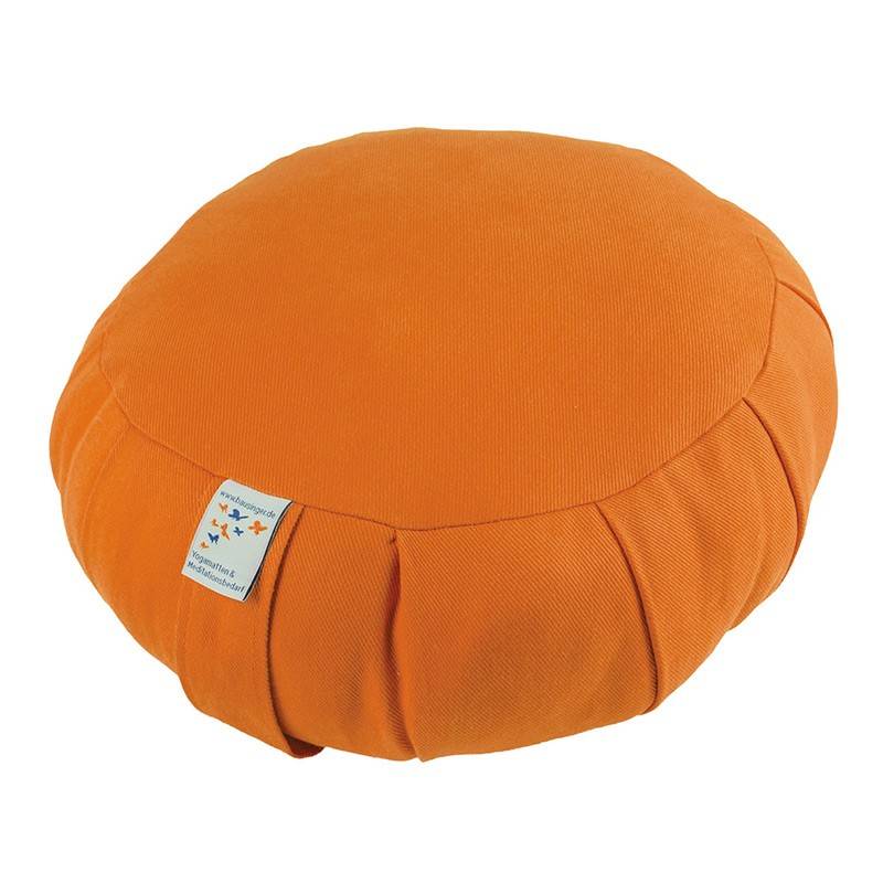 Rond biologisch meditatiekussen gevuld met spelt