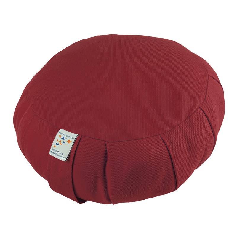 Rond biologisch meditatiekussen gevuld met spelt