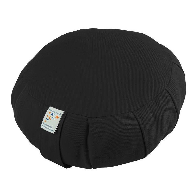 Rond biologisch meditatiekussen gevuld met spelt