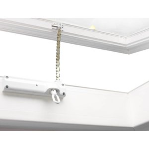 Skylux® Manuele kettingspindel met oog en draaistok voor lichtkoepel