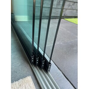 Glazen schuifwanden voor veranda, overkapping, serre, tuinkamer en afdak