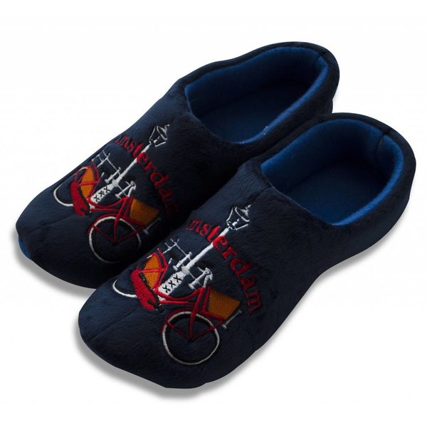 Holland slippers bicycle blue