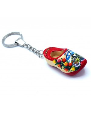 Woodenshoe keyhanger 1 shoe Red sole
