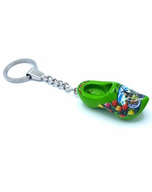 Woodenshoe keyhanger 1 shoe Green