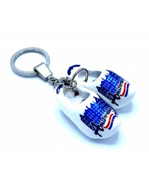  Klompsleutelhanger 2 klompjes Grachtenpandjes