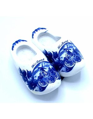  Woodenshoe magnet 4cm delftblue