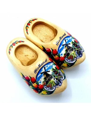  Woodenshoe magnet 4cm Transparent