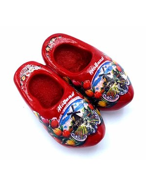  klompmagneet 4cm Rood