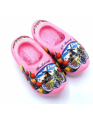  klompmagneet 4cm Roze