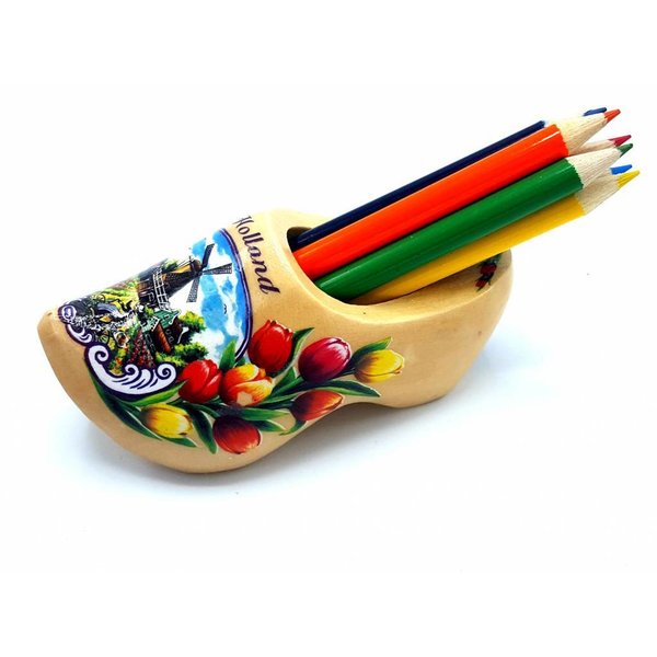 Bleistift Clogs mit 6 Stiften Blank