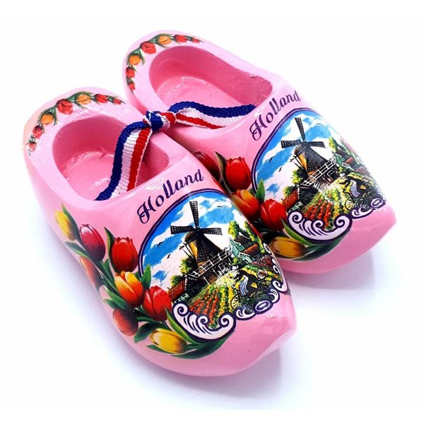 Souvenir Clog Paar 8cm pink