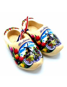  Souvenir woodenshoes 8cm Transparent