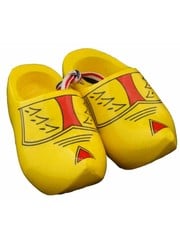  Souvenir woodenshoes 8cm Farmer yellow