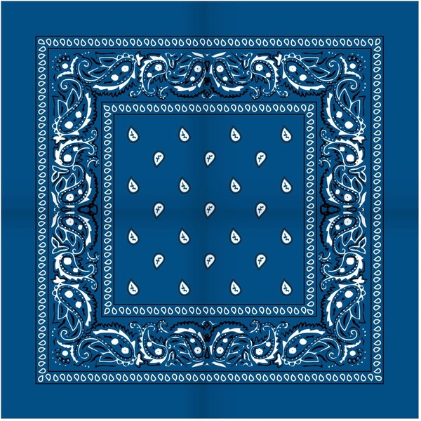 Bauerntaschentuch (Wählen Sie aus Rot, Blau, Orange oder Schwarz)