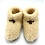 DINA Wool slippers with white bow