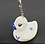 Duck Delftblue 5cm keyhanger