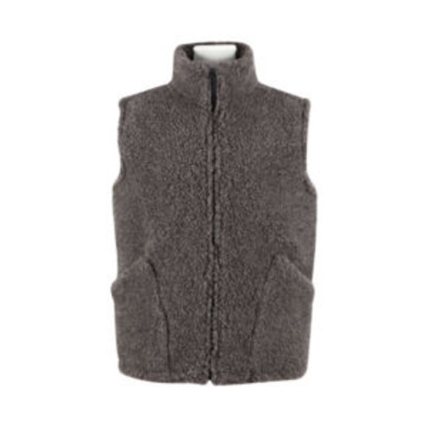 Bodywarmer 100% wool Graphite