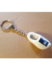  Klomp sleutelhangers Wit met logo