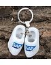  Keyhanger with two woodenshoes white with your logo