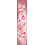 Tulip scarf 170x30cm pink scarf with tulips