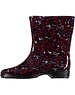  All season boots leopard red