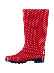  All season boots red dots