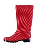  All season boots red dots